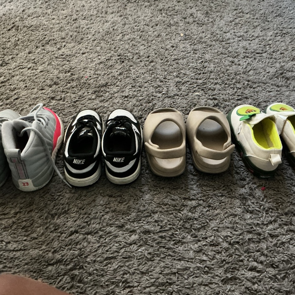 Yeezy Kids Tan Slip-On Sneakers